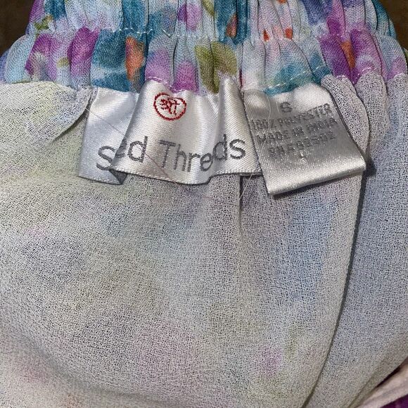 Sacred Threads S Beaded Patchwork Maxi Skirt Boho Pastel Hippie Wearable Art - Picture 7 of 7